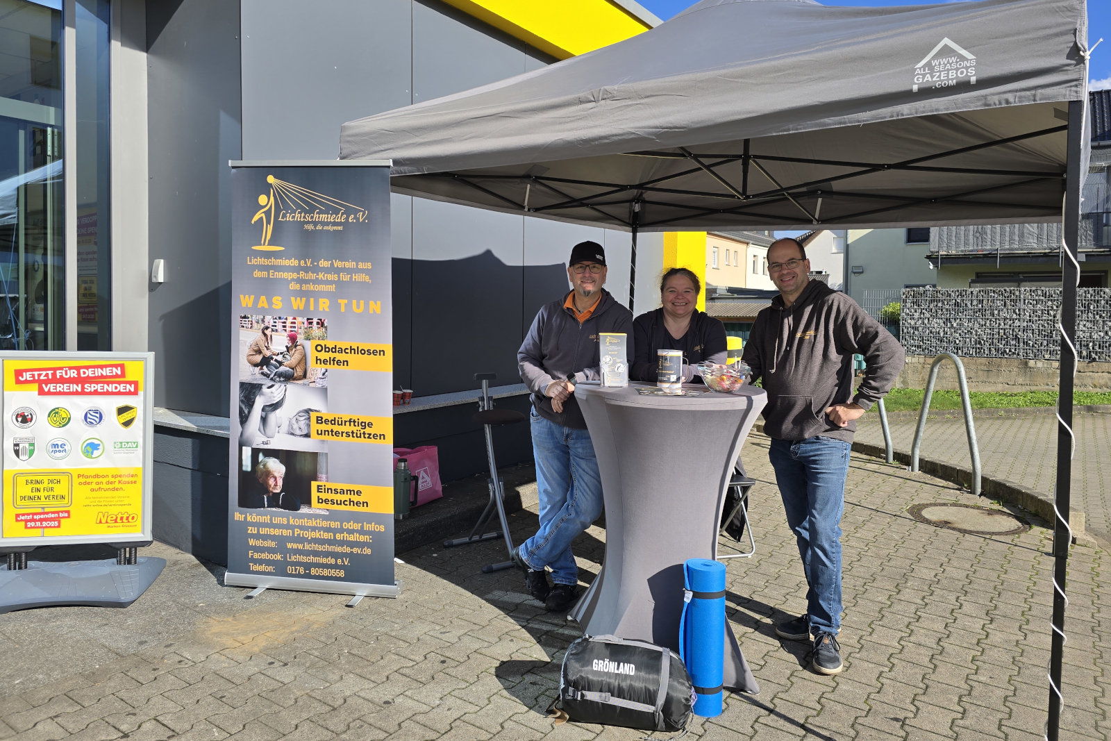 Unser Infostand am NETTO in Gevelsberg